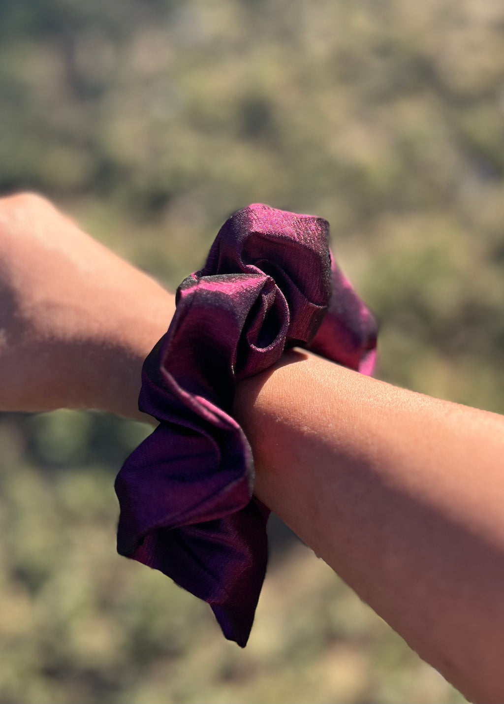 Violet Veil Scrunchie