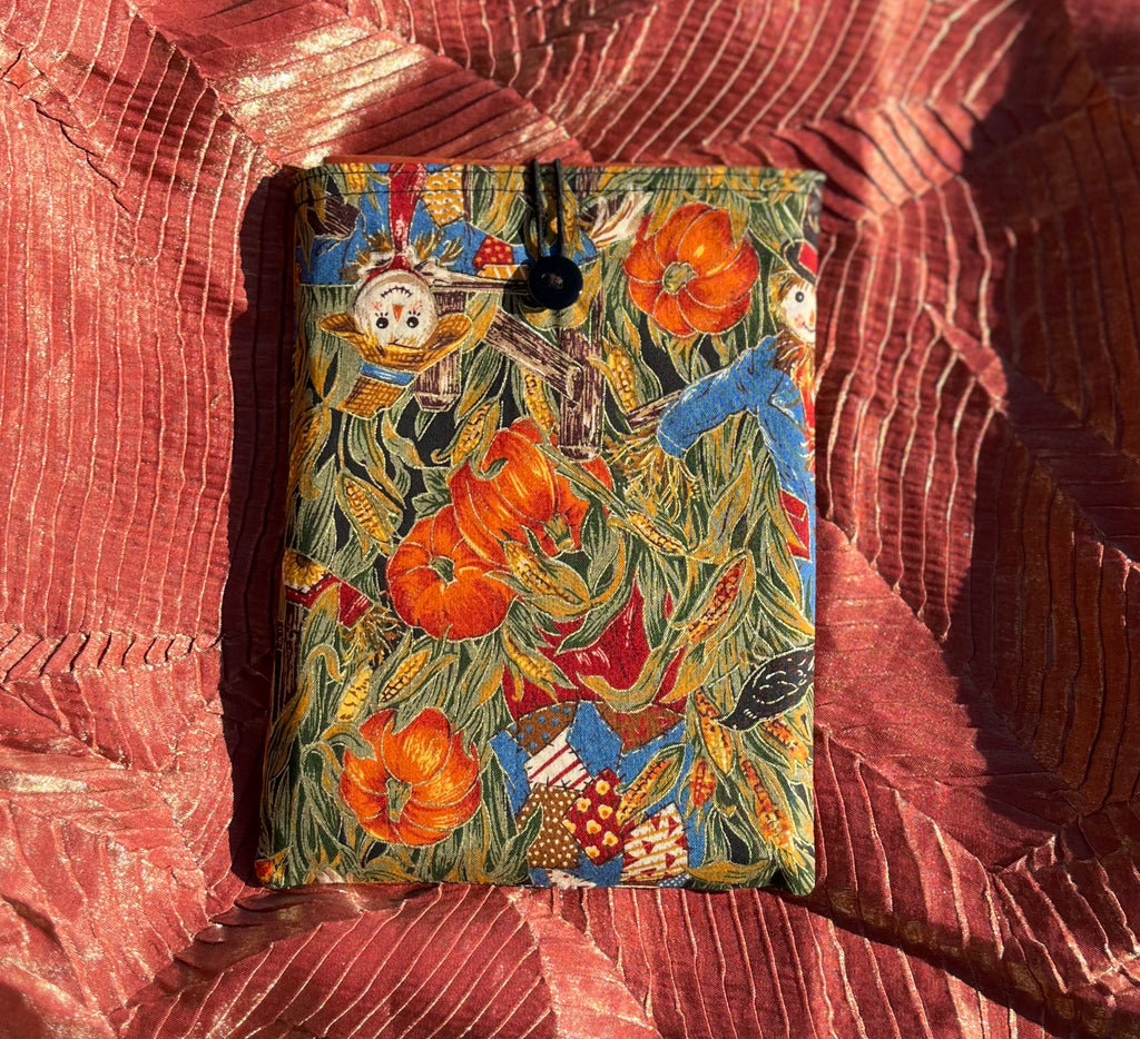 Pumpkin Scarecrow Book Sleeve